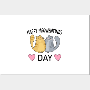 Happy Meowentines Day Posters and Art